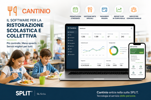 Cantinio: il nuovo software per la ristorazione scolastica e collettiva
